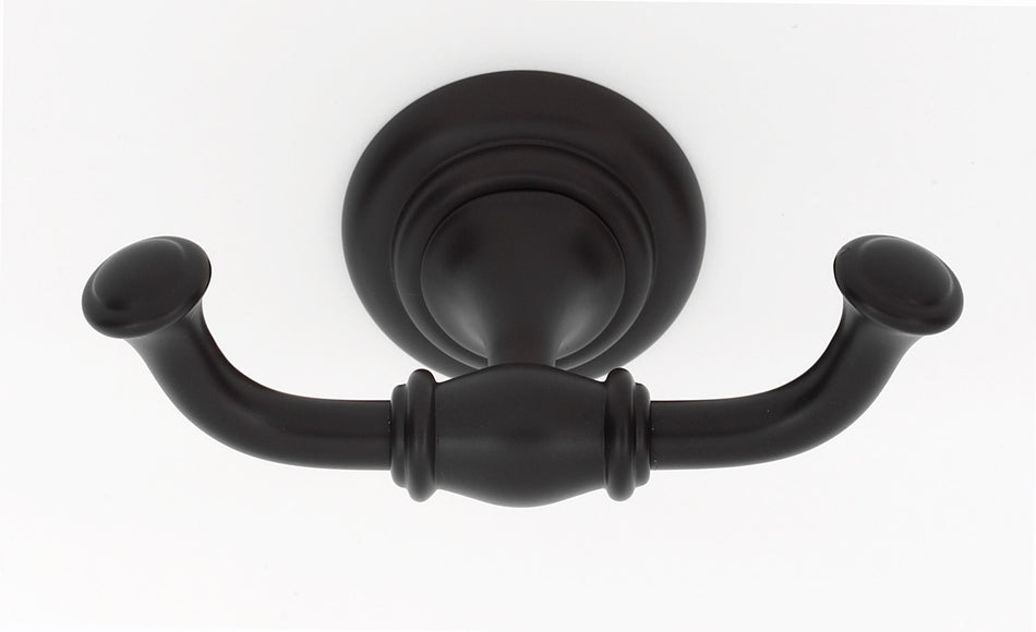 Alno A6784-BRZ: Charlie's Collection Double Robe Hook - Bronze