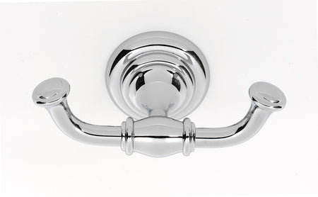 Alno A6784-PC: Charlie's Collection Double Robe Hook - Polished Chrome