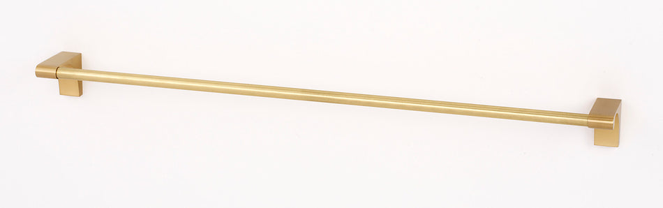 Alno A6820-24-SB: 24" cc Luna Towel Bar - Satin Brass