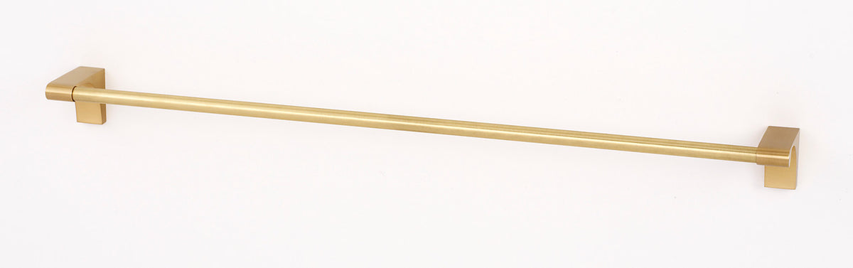 Alno A6820-30-SB: 30" cc Luna Towel Bar - Satin Brass