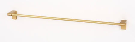 Alno A6820-30-SB: 30" cc Luna Towel Bar - Satin Brass