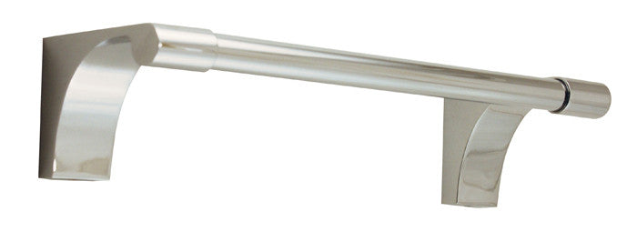 Alno A6820-8-PC: 8" cc Luna Towel Bar - Polished Chrome