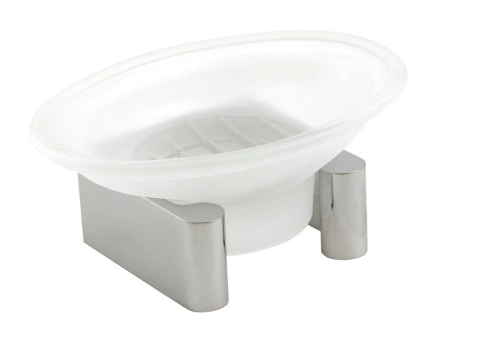 Alno A6835-PC: Luna Countertop Soap Holder w/Dish - Polished Chrome
