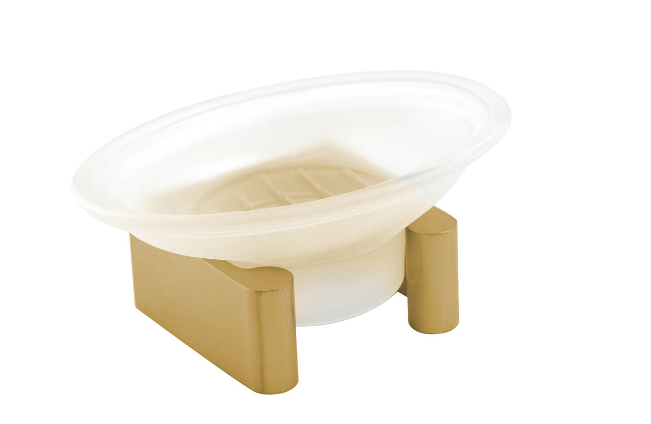 Alno A6835-SB: Luna Soap Dish - Satin Brass