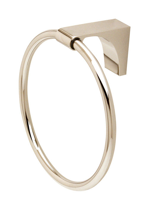 Alno A6840-PN: 6" Luna Towel Ring - Polished Nickel