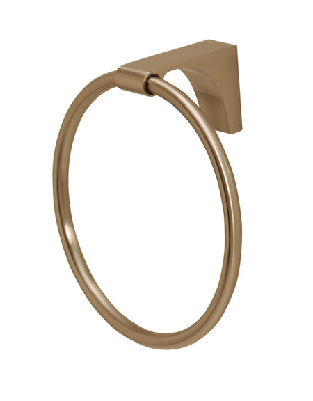 Alno A6840-SN: 6" Luna Towel Ring - Satin Nickel