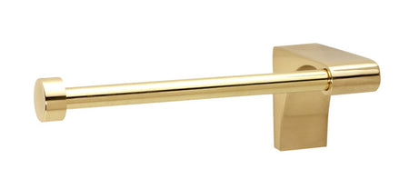 Alno A6866R-PB/NL: Luna Single Post Tissue Holder (right) - Unlacquered Brass