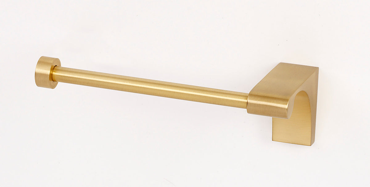 Alno A6866R-SB: Luna Single Post Tissue Holder (right) - Satin Brass