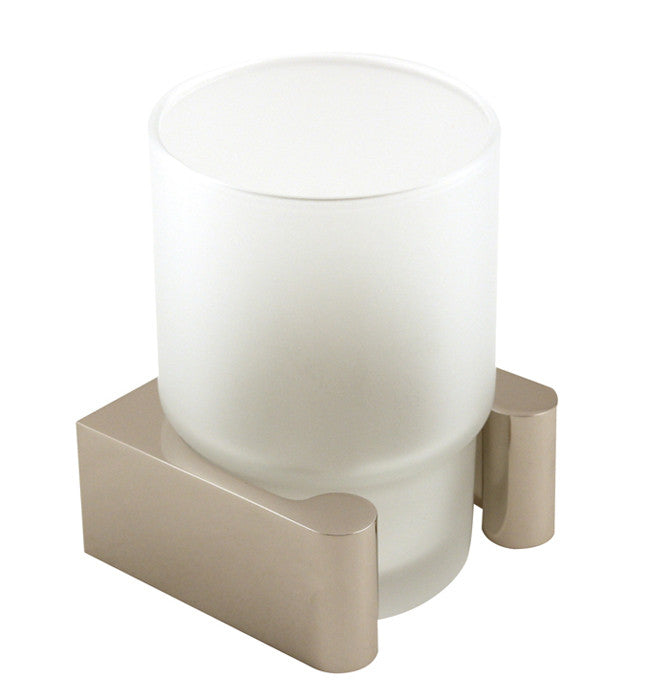 Alno A6875-PN: Luna Countertop Tumbler Holder w/Tumbler - Polished Nickel