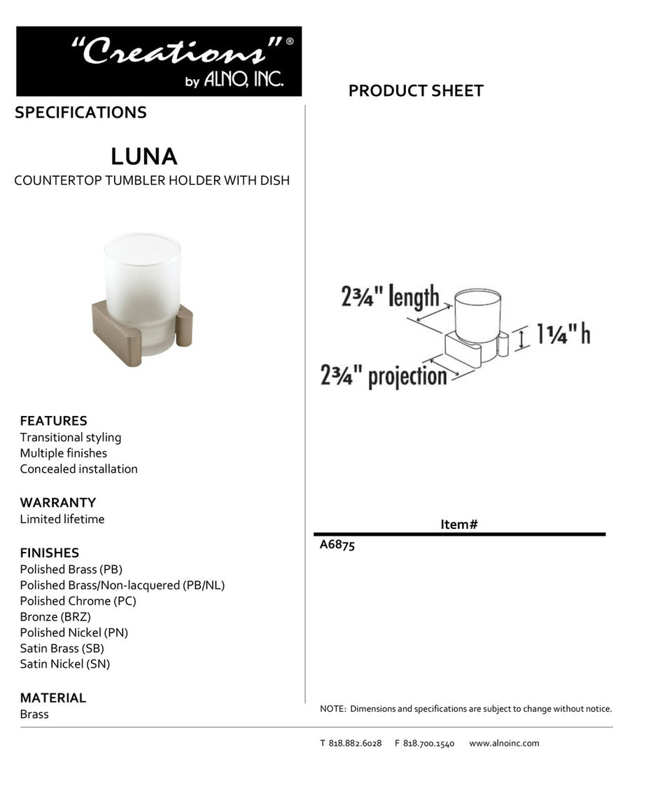 Specificaton Sheet