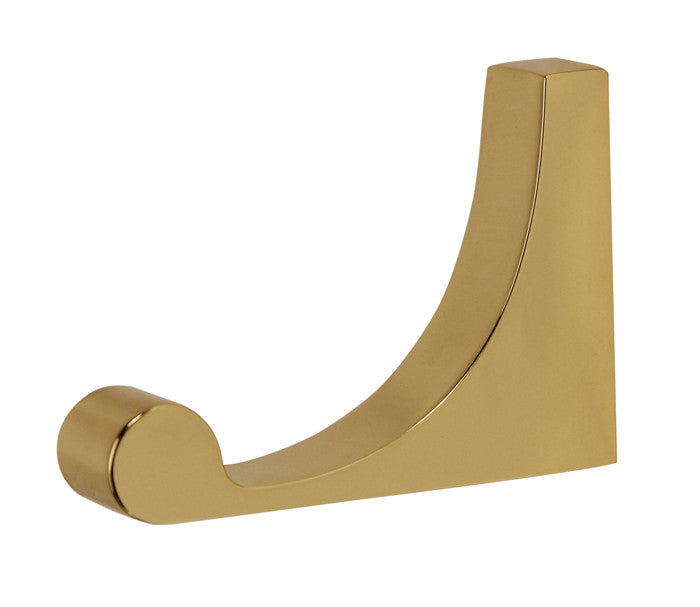Alno A6880-PB: Luna Robe Hook - Polished Brass