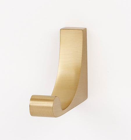 Alno A6880-SB: Luna Robe Hook - Satin Brass