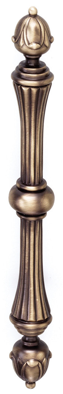 Alno A6904-AEM: 4-1/2" cc Ornate Cabinet Pull - Antique English Matte