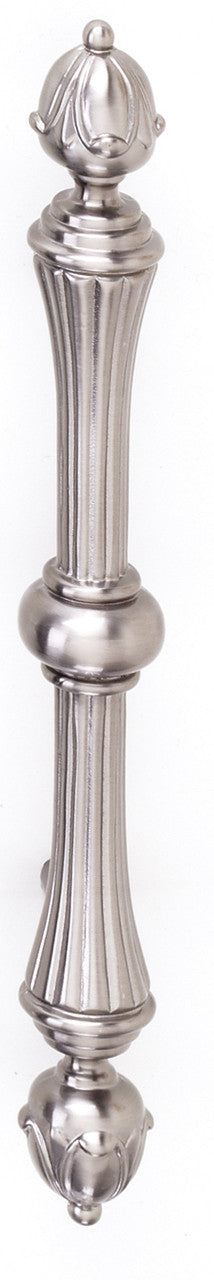 Alno A6904-SN: 4-1/2" cc Ornate Cabinet Pull - Satin Nickel