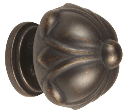 Alno A6929-14-BARC: 1-1/4" Ornate Cabinet Knob - Barcelona