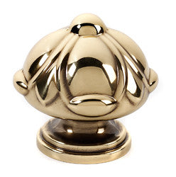 Alno A6929-14-PA: 1-1/4" Ornate Cabinet Knob - Polished Antique