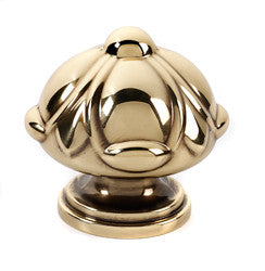 Alno A6929-38-PA: 1-1/2" Ornate Cabinet Knob - Polished Antique