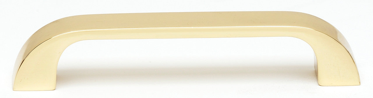 Alno A701-35-PB: 3-3/4" cc Traditional Cabinet Pull - Polished Brass