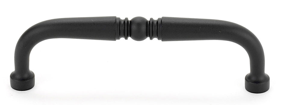 Alno A702-3-MB: 3" cc Traditional Cabinet Pull - Matte Black