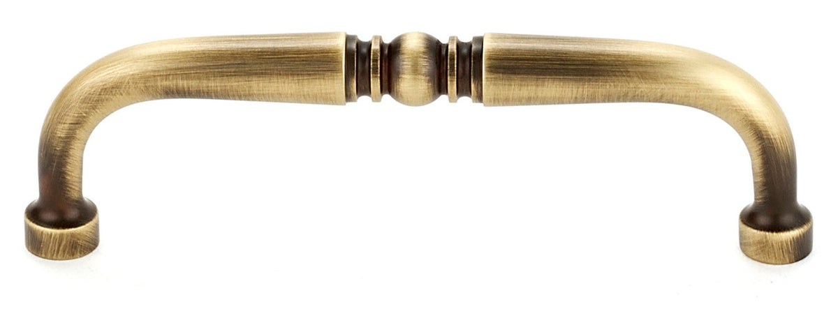 Alno A702-35-AEM: 3-1/2" cc Traditional Cabinet Pull - Antique English Matte