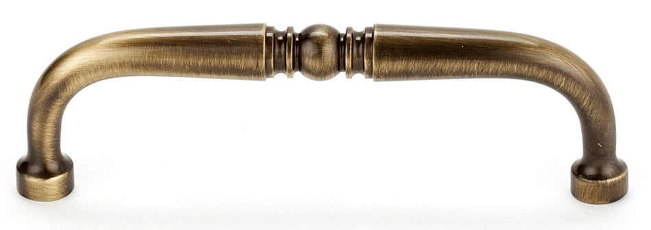 Alno A702-35-AE: 3-1/2" cc Traditional Cabinet Pull - Antique English