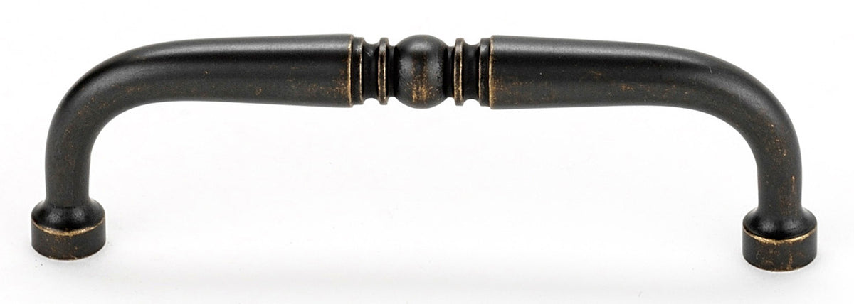 Alno A702-35-BARC: 3-1/2" cc Traditional Cabinet Pull - Barcelona