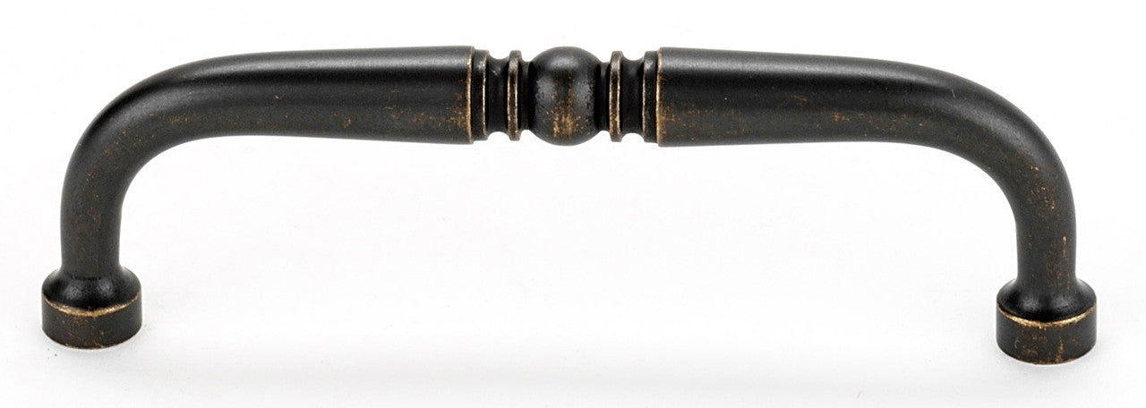 Alno A702-35-BARC: 3-1/2" cc Traditional Cabinet Pull - Barcelona