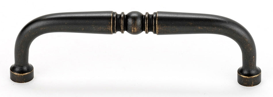 Alno A702-35-BARC: 3-1/2" cc Traditional Cabinet Pull - Barcelona
