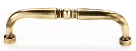 Alno A702-35-PA: 3-1/2" cc Traditional Cabinet Pull - Polished Antique