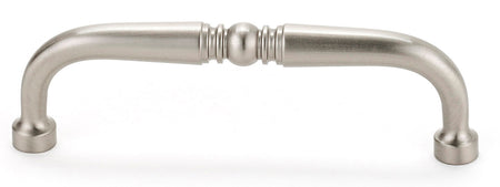 Alno A702-35-SN: 3-1/2" cc Traditional Cabinet Pull - Satin Nickel