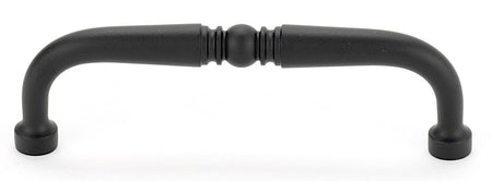 Alno A702-4-MB: 4" cc Traditional Cabinet Pull - Matte Black