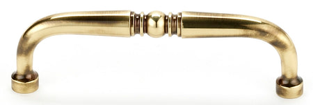 Alno A702-4-PA: 4" cc Traditional Cabinet Pull - Polished Antique