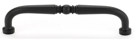 Alno A702-6-MB: 6" cc Traditional Cabinet Pull - Matte Black