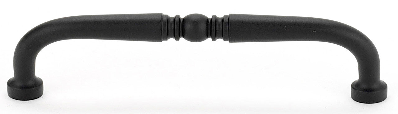 Alno A702-6-MB: 6" cc Traditional Cabinet Pull - Matte Black