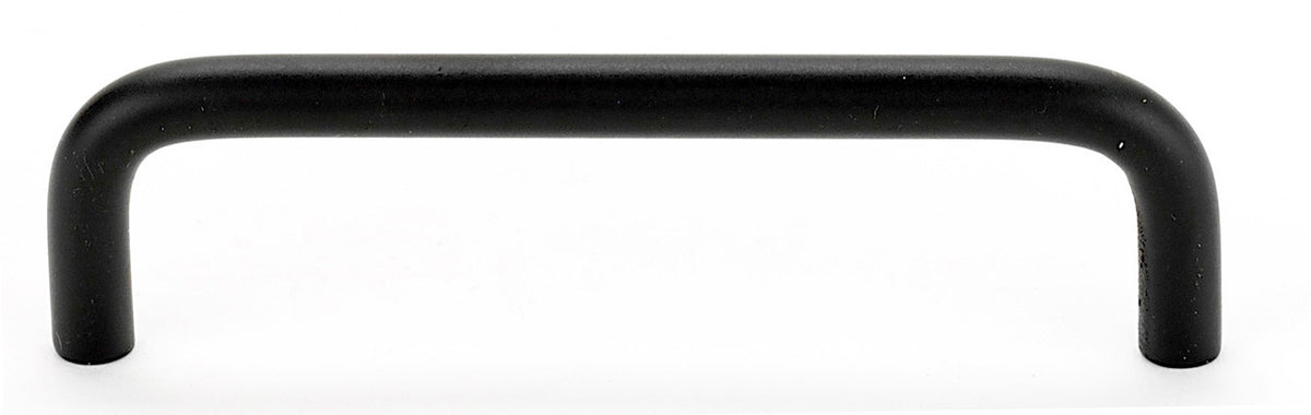 Alno A703-35-MB: 3-1/2" cc Traditional Cabinet Pull - Matte Black