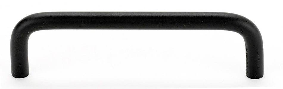 Alno A703-35-MB: 3-1/2" cc Traditional Cabinet Pull - Matte Black