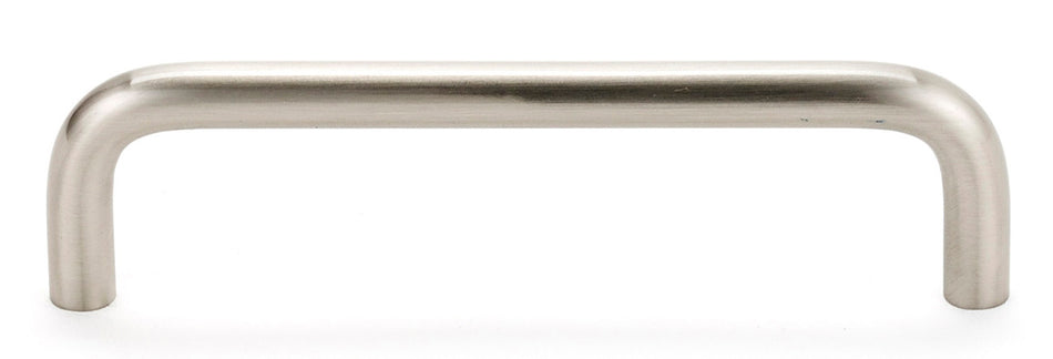 Alno A703-35-SN: 3-1/2" cc Traditional Cabinet Pull - Satin Nickel
