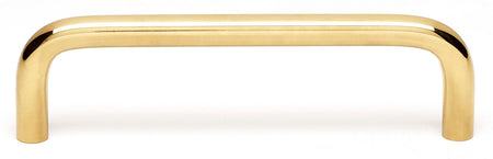 Alno A703-4-PB: 4" cc Traditional Cabinet Pull - Polished Brass