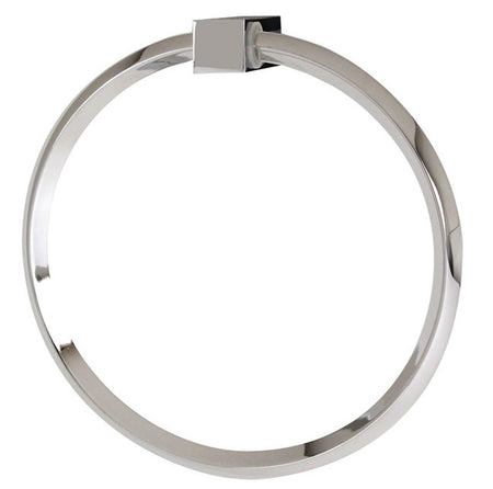 Alno A7140-PB/NL: 6" Spa 2 Towel Ring - Unlacquered Brass