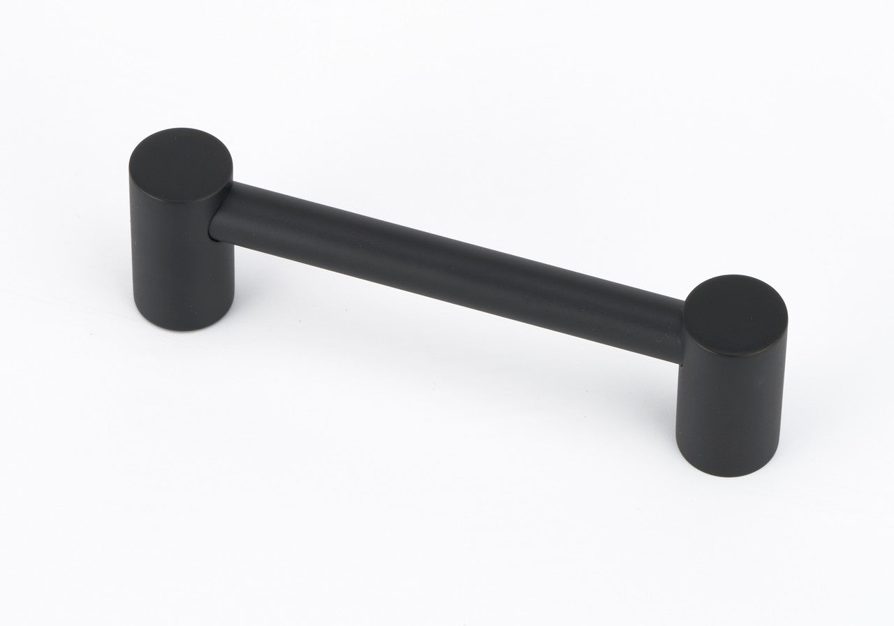 Alno A715-4-MB: 4" cc Contemporary I Cabinet Pull - Matte Black