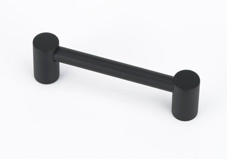 Alno A715-4-MB: 4" cc Contemporary I Cabinet Pull - Matte Black