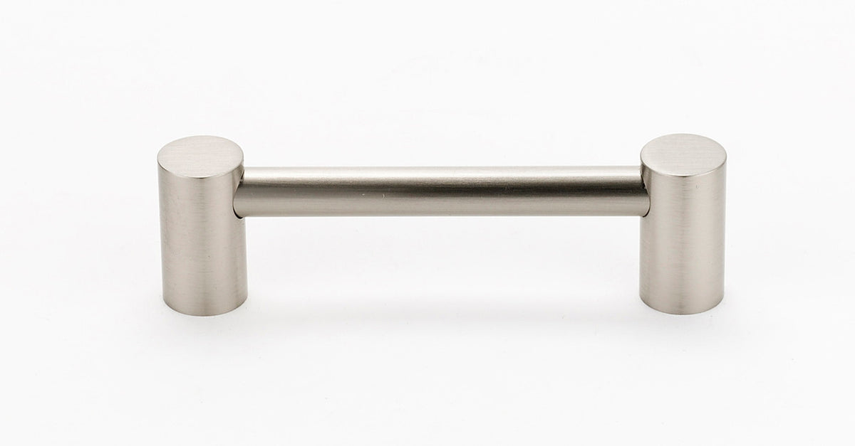 Alno A715-4-SN: 4" cc Contemporary I Cabinet Pull - Satin Nickel