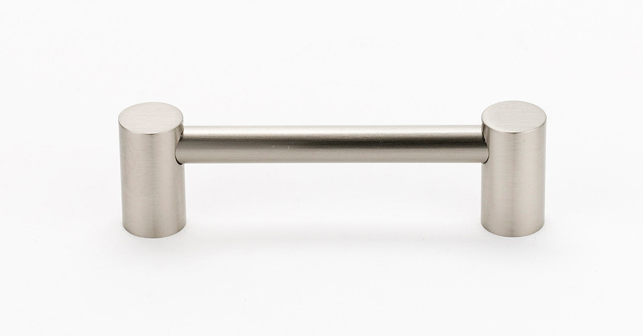 Alno A715-4-SN: 4" cc Contemporary I Cabinet Pull - Satin Nickel