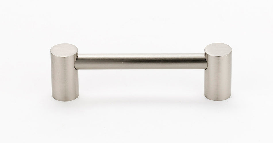 Alno A715-4-SN: 4" cc Contemporary I Cabinet Pull - Satin Nickel