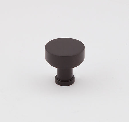Alno A716-1-BRZ: 1" Moderne Cabinet Knob - Bronze