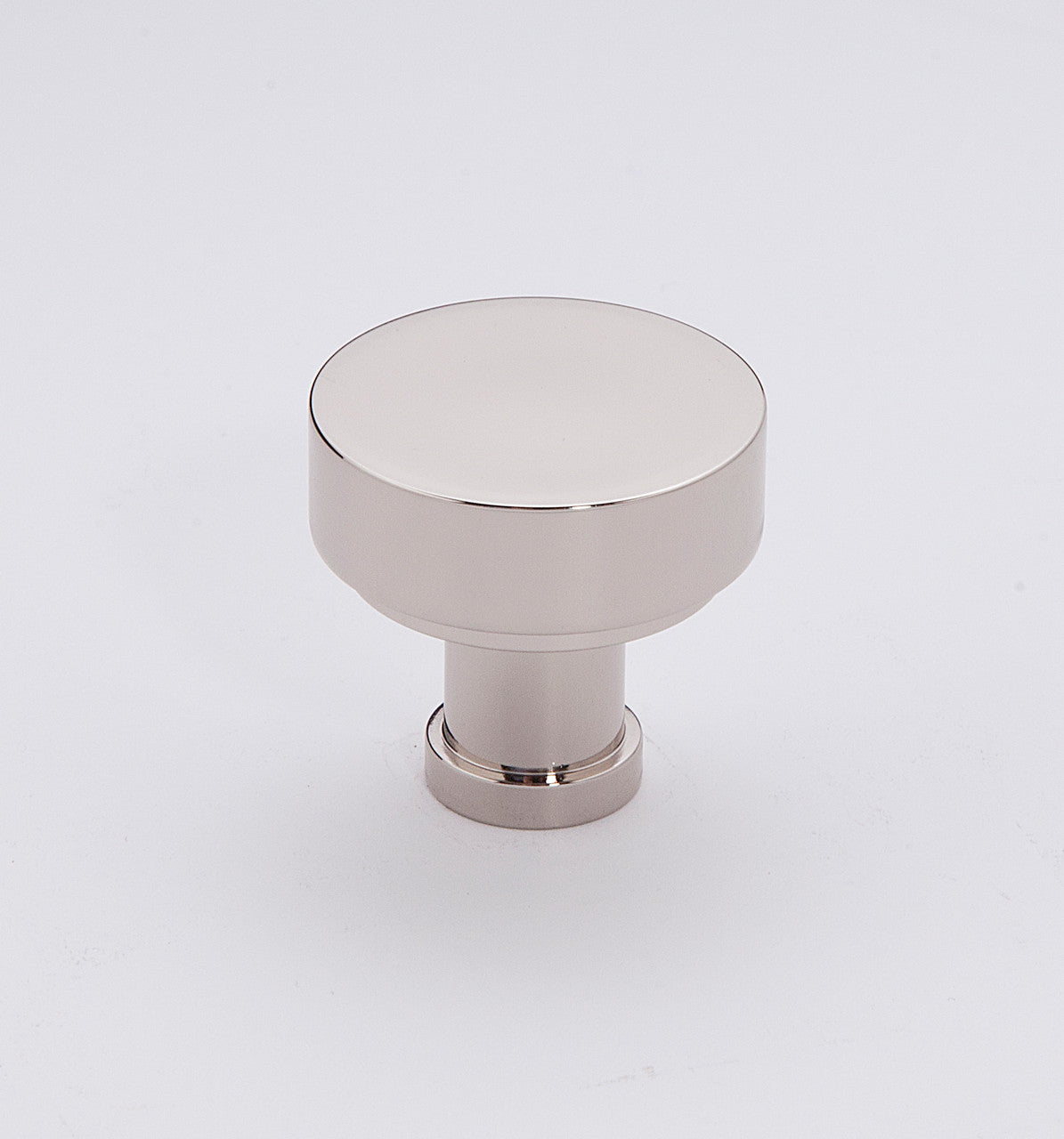 Alno A716-18-PN: 1-1/8" Moderne Cabinet Knob - Polished Nickel