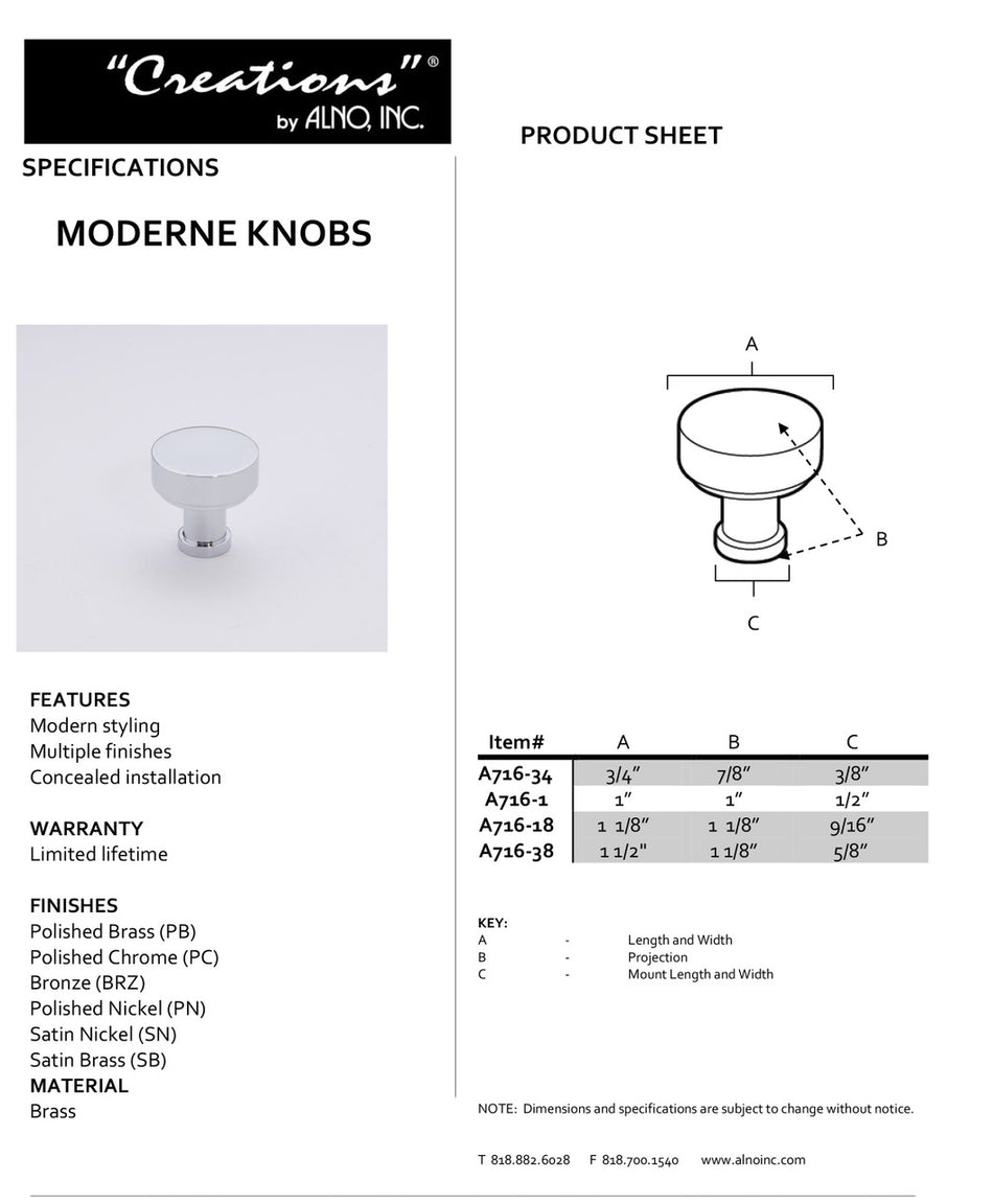 Specificaton Sheet