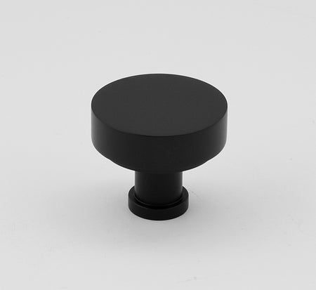 Alno A716-38-MB: 1-1/2" Moderne Cabinet Knob - Matte Black