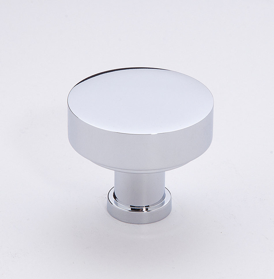 Alno A716-38-PC: 1-1/2" Moderne Cabinet Knob - Polished Chrome