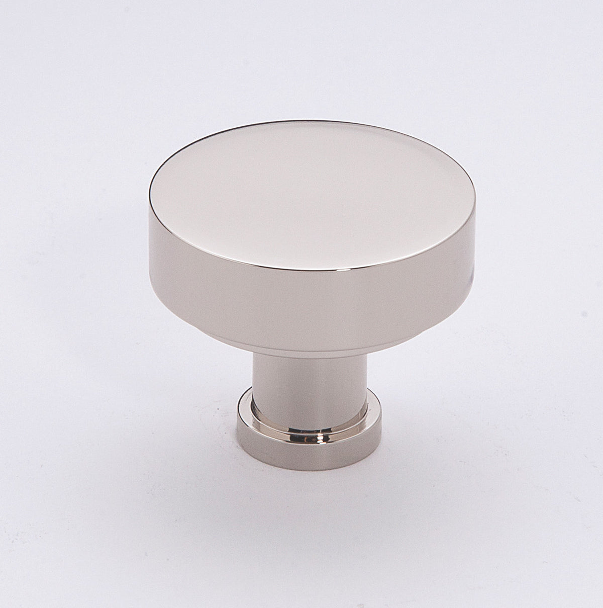 Alno A716-38-PN: 1-1/2" Moderne Cabinet Knob - Polished Nickel